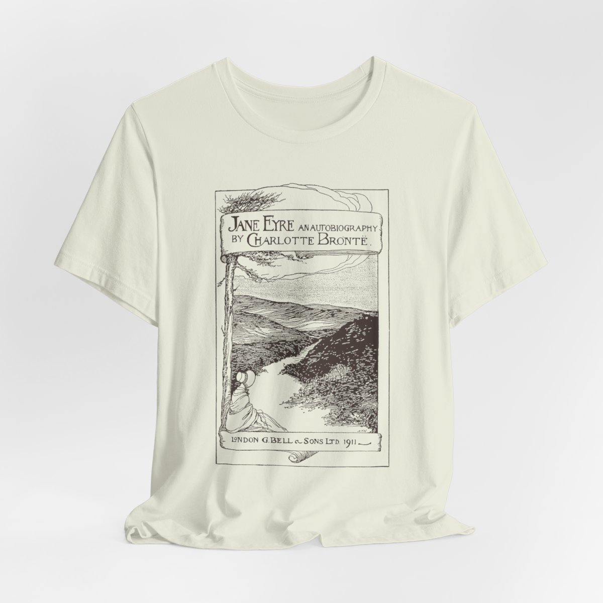 Jane Eyre Book Cover T-shirt — Citron