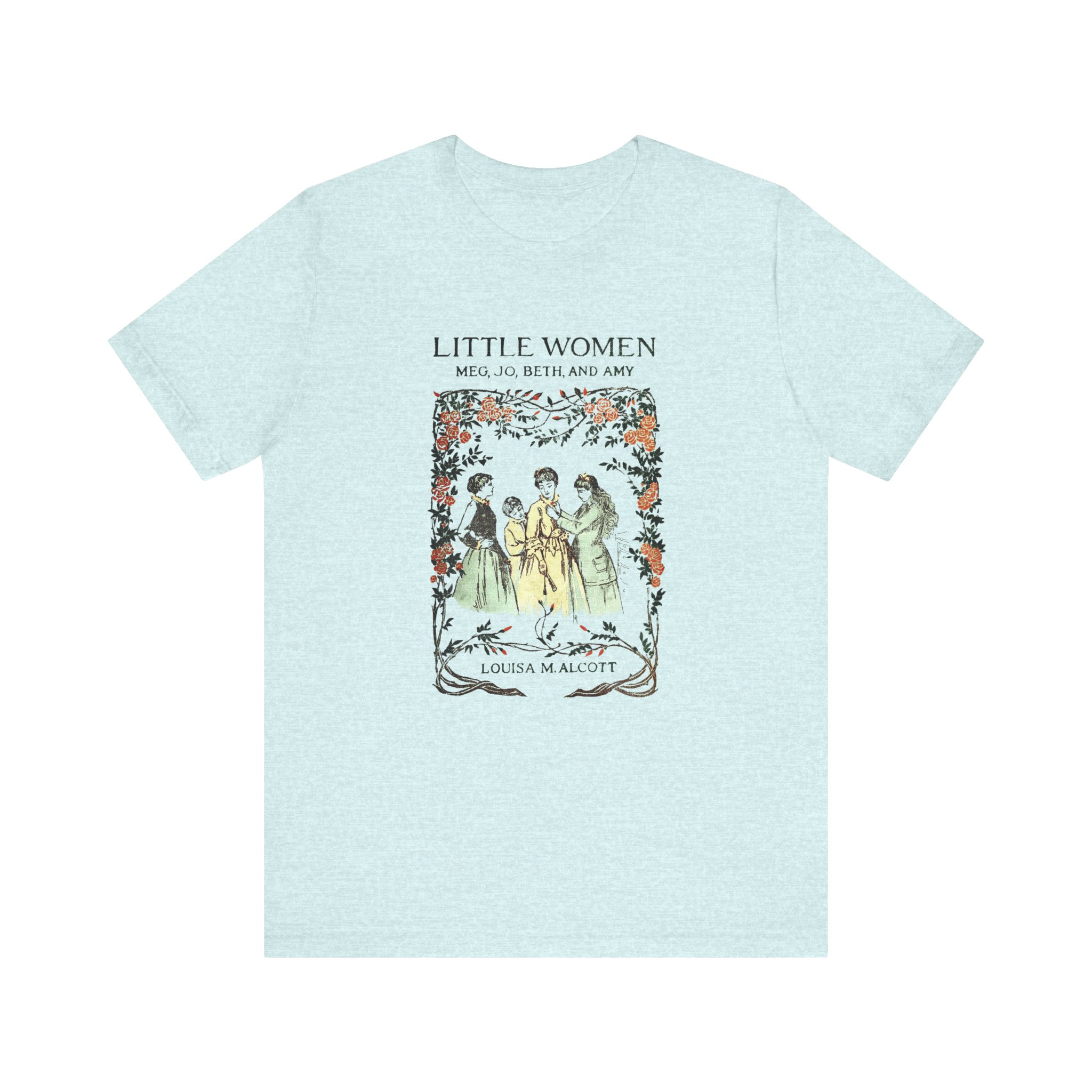 Little Women T-shirt — Heather Prism Ice Blue