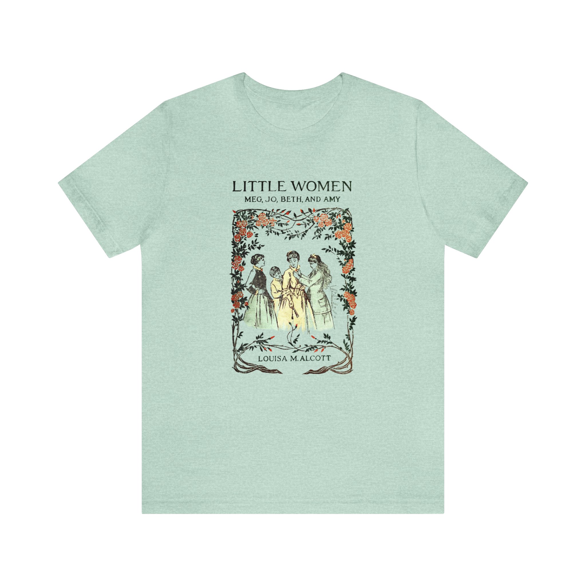 Little Women T-shirt — Heather Prism Mint