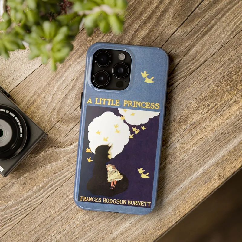 A Little Princess Phone Case (Blue + Gold Cover)