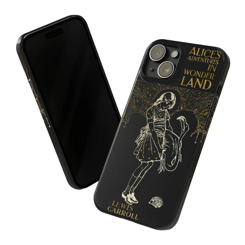 Alice with Flamingo Phone Case