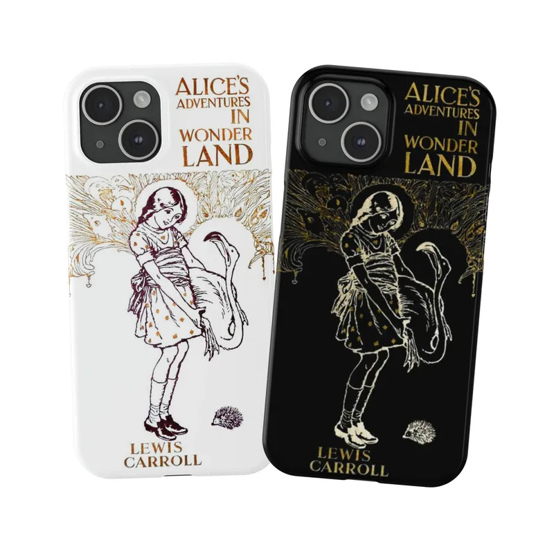 Alice with Flamingo Phone Case