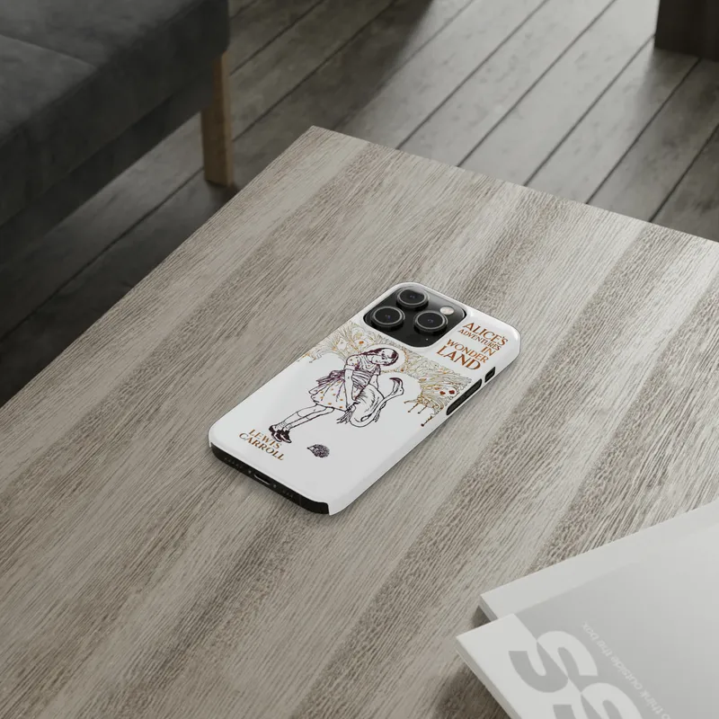 Alice with Flamingo Phone Case